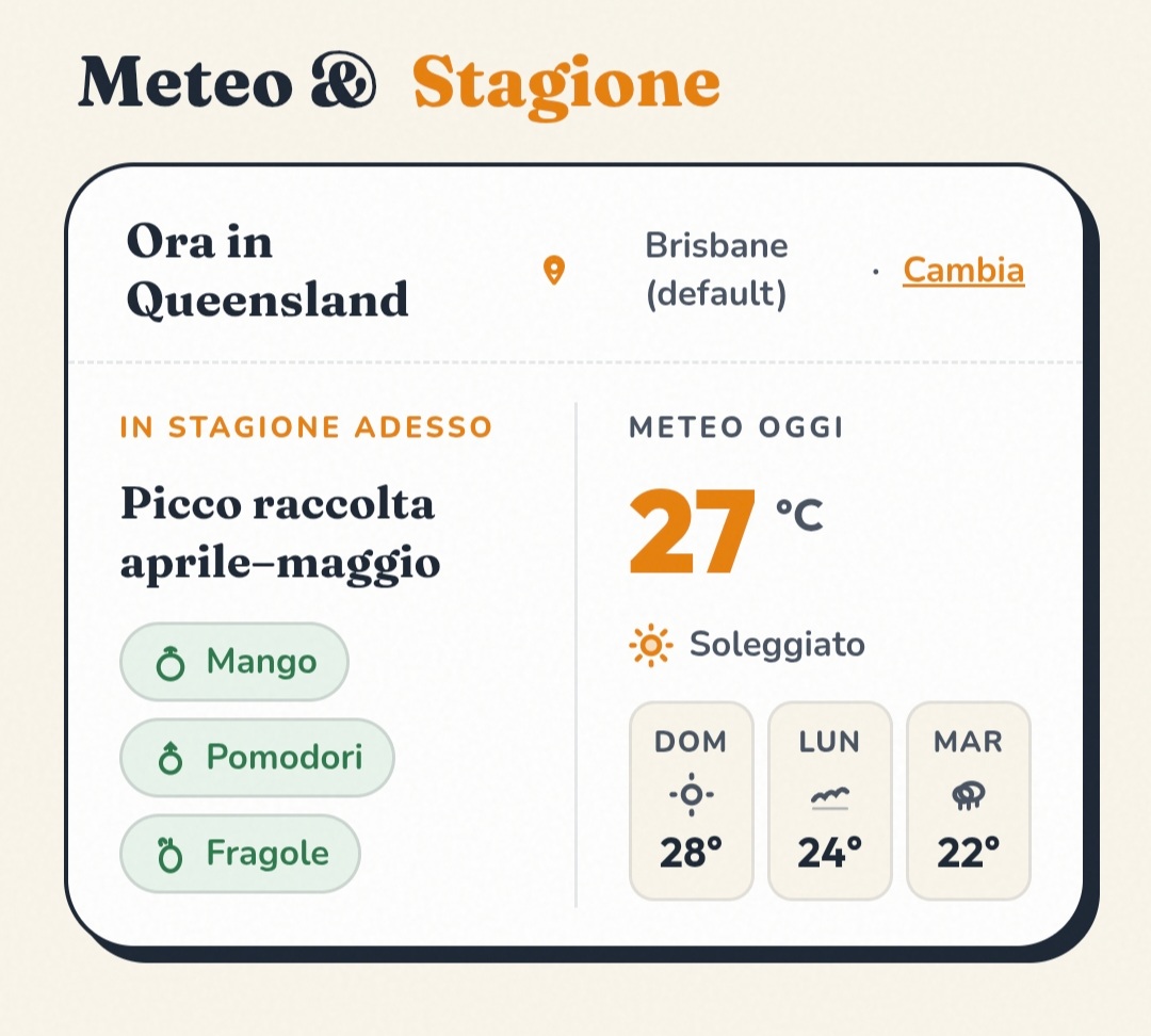 Meteo e stagioni